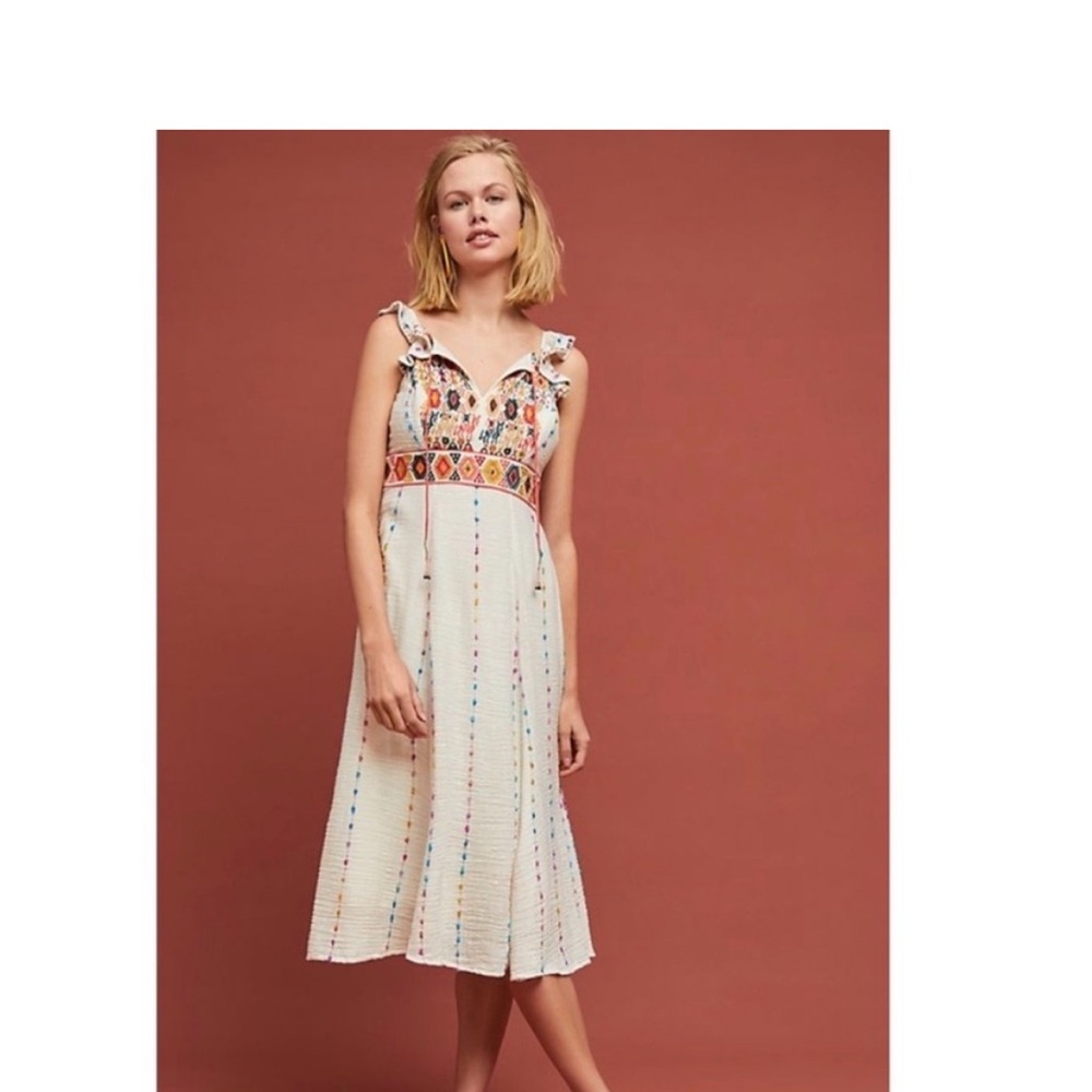 Anthropologie Maeve llama Dress NWT - Picture 4 of 11